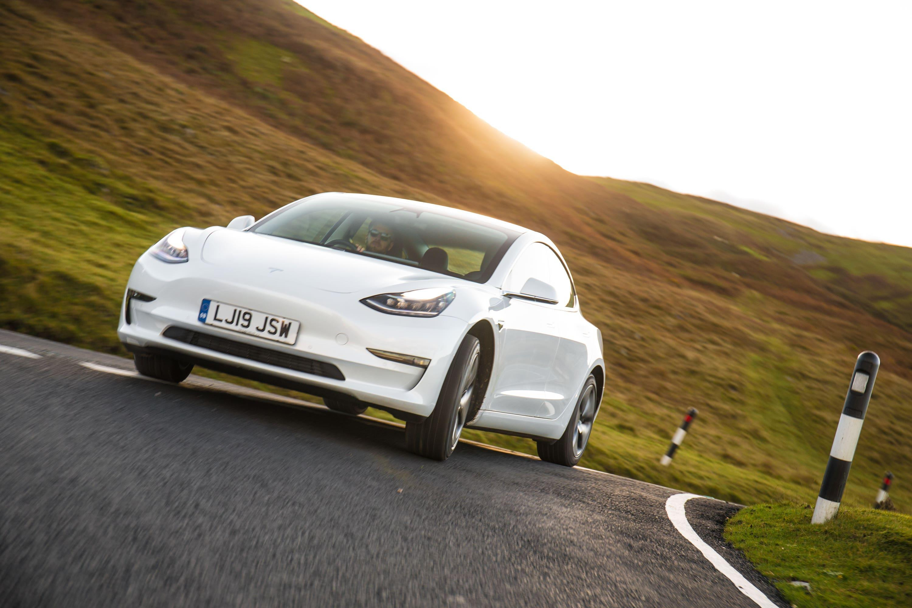 model 3 driving